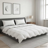 vidaXL Dekbed FULDA 137 x 200 cm Zomer 100 GSM 90% Gansendons Wit