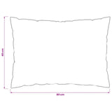 vidaXL Hoofdkussen FULDA 40 x 60 cm 100% Ganzendons en veer Wit