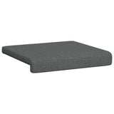 vidaXL Bankkussen 2 st Stof Lichtgrijs Diepte 35 cm