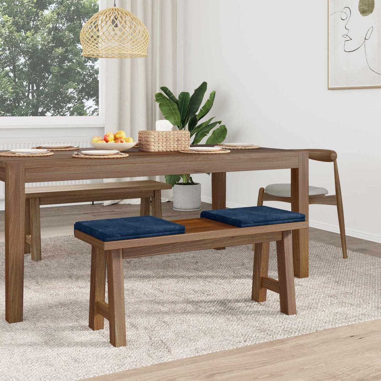 vidaXL Bankkussen 2 st Pluche Corduroy Antraciet Diepte 35 cm