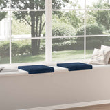 vidaXL Bankkussen 2 st Pluche Corduroy Antraciet Diepte 35 cm
