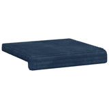 vidaXL Bankkussen 2 st Pluche Corduroy Antraciet Diepte 35 cm