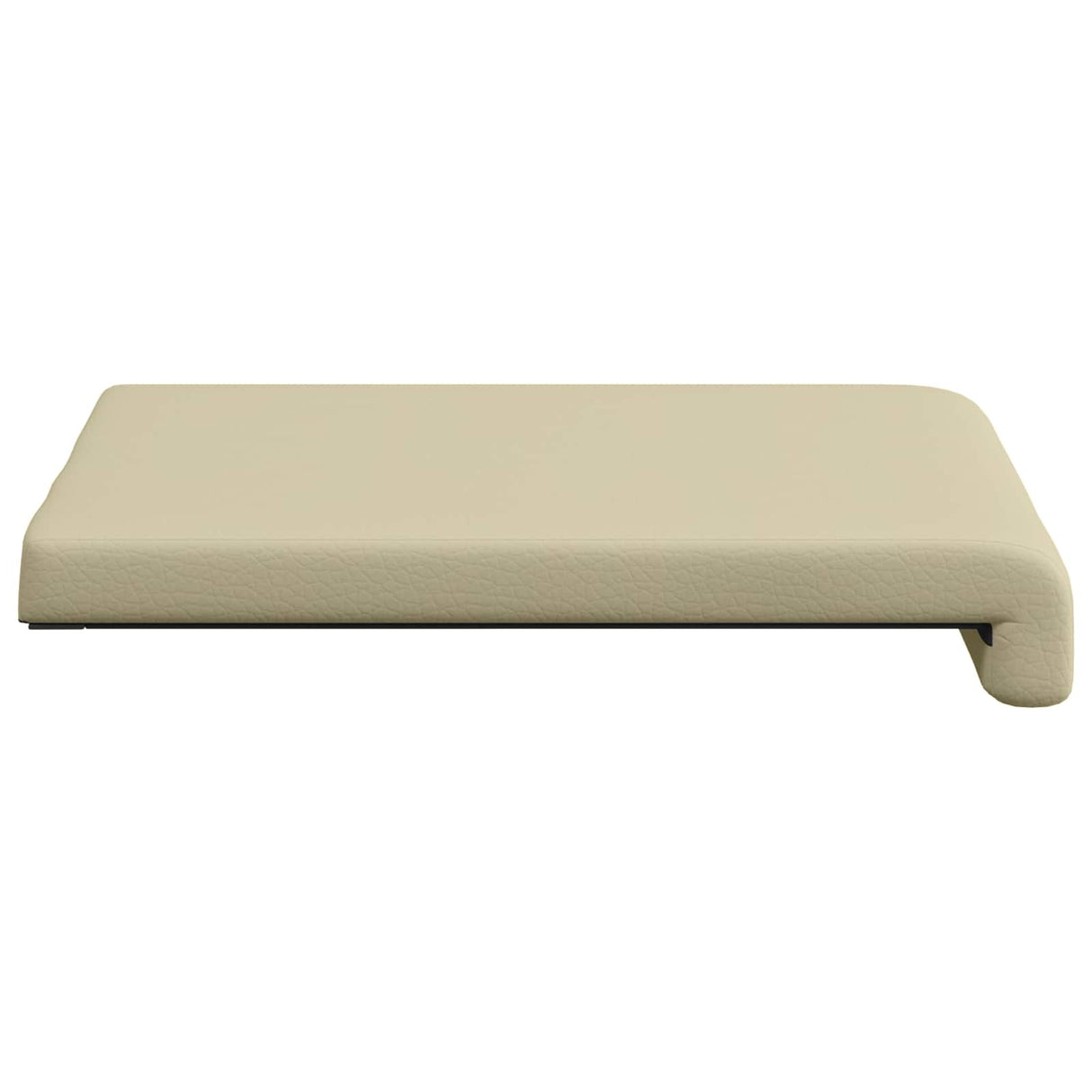 vidaXL Bankkussen 2 st Kunstleer Cappuccino Diepte 35 cm