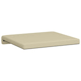 vidaXL Bankkussen 2 st Kunstleer Cappuccino Diepte 35 cm