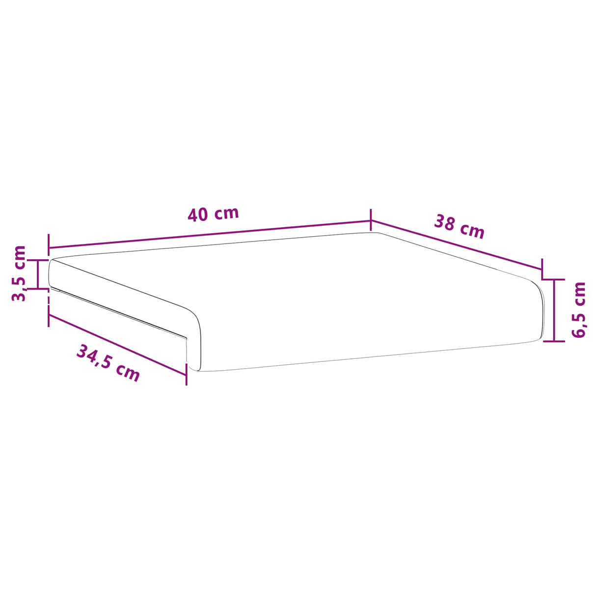 vidaXL Bankkussen 2 st Kunstleer Zwart Diepte 35 cm