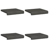 vidaXL Bankkussen 2 st Kunstleer Zwart Diepte 35 cm