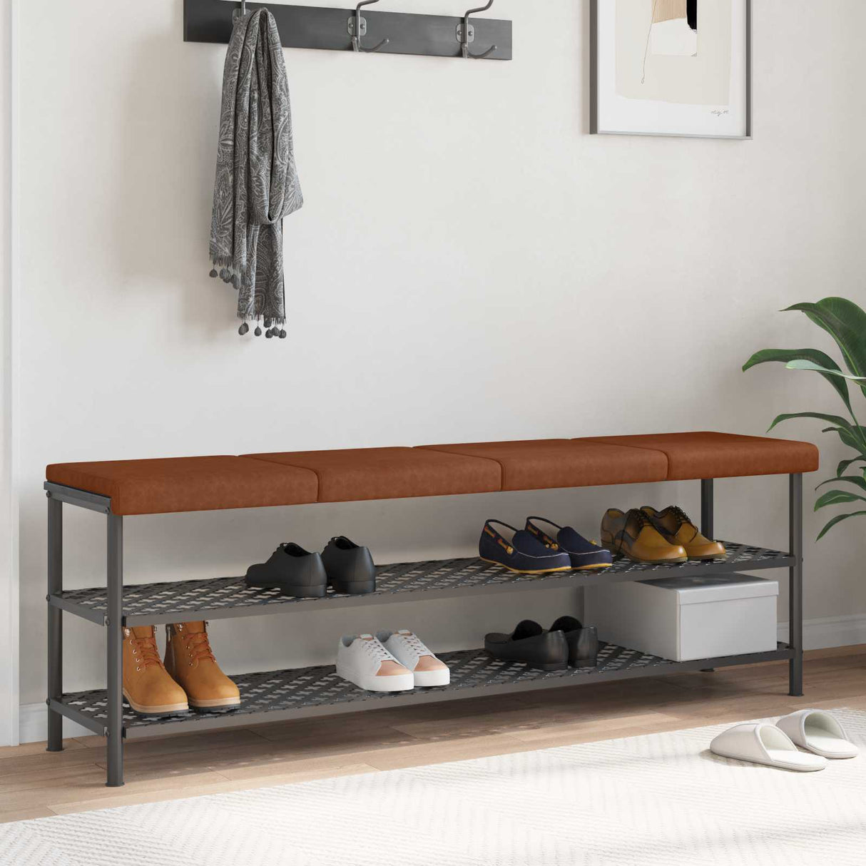 vidaXL Bankkussen 2 st Kunstleer Zwart Diepte 35 cm