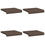 vidaXL Bankkussen 2 st Microvezel Bruin Diepte 35 cm