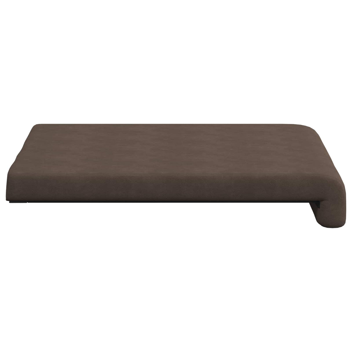 vidaXL Bankkussen 2 st Microvezel Bruin Diepte 35 cm