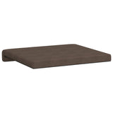 vidaXL Bankkussen 2 st Microvezel Bruin Diepte 35 cm