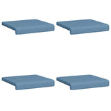vidaXL Bench Cushion 4 pcs corduroy Grey Green Depth 35 cm