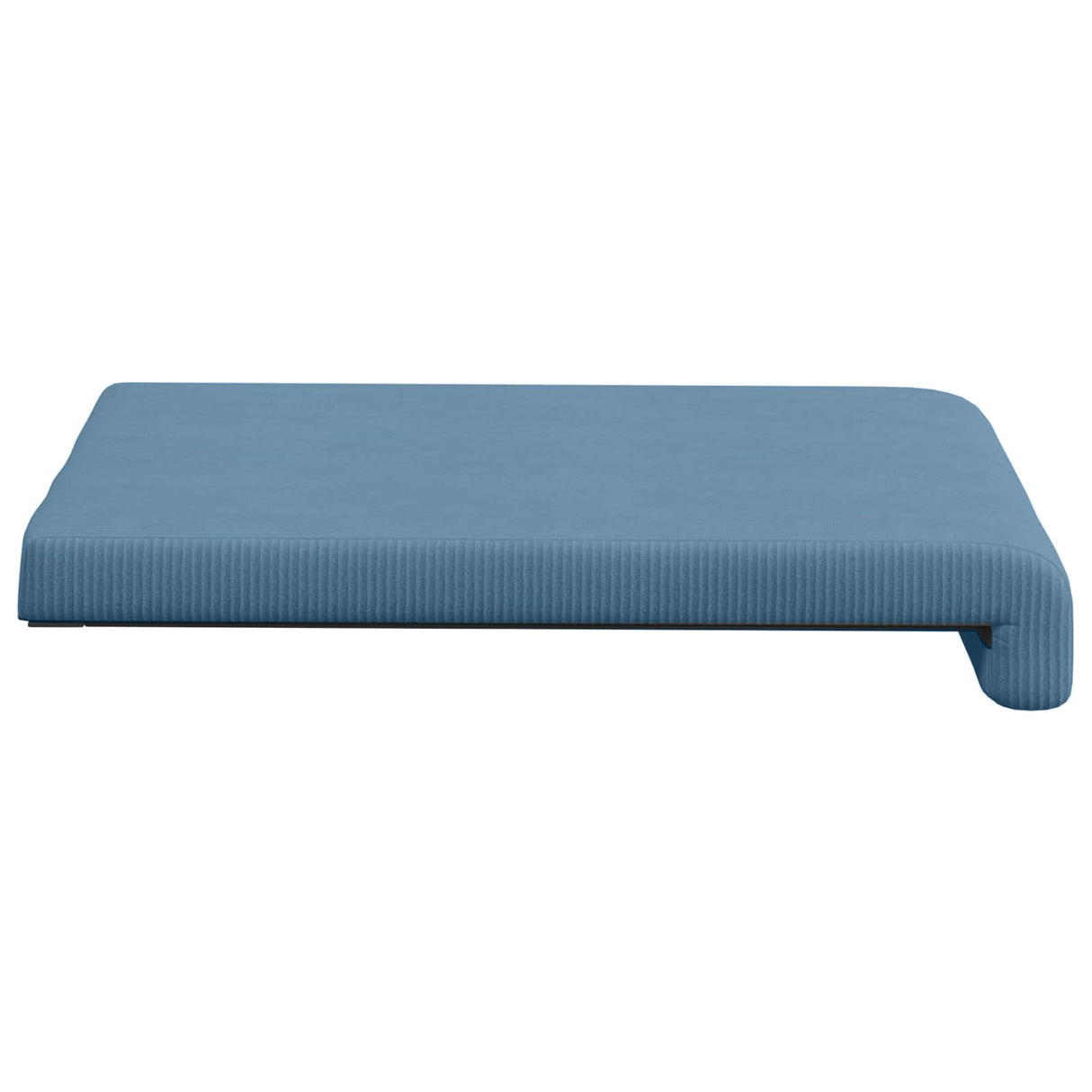 vidaXL Bench Cushion 4 pcs corduroy Grey Green Depth 35 cm