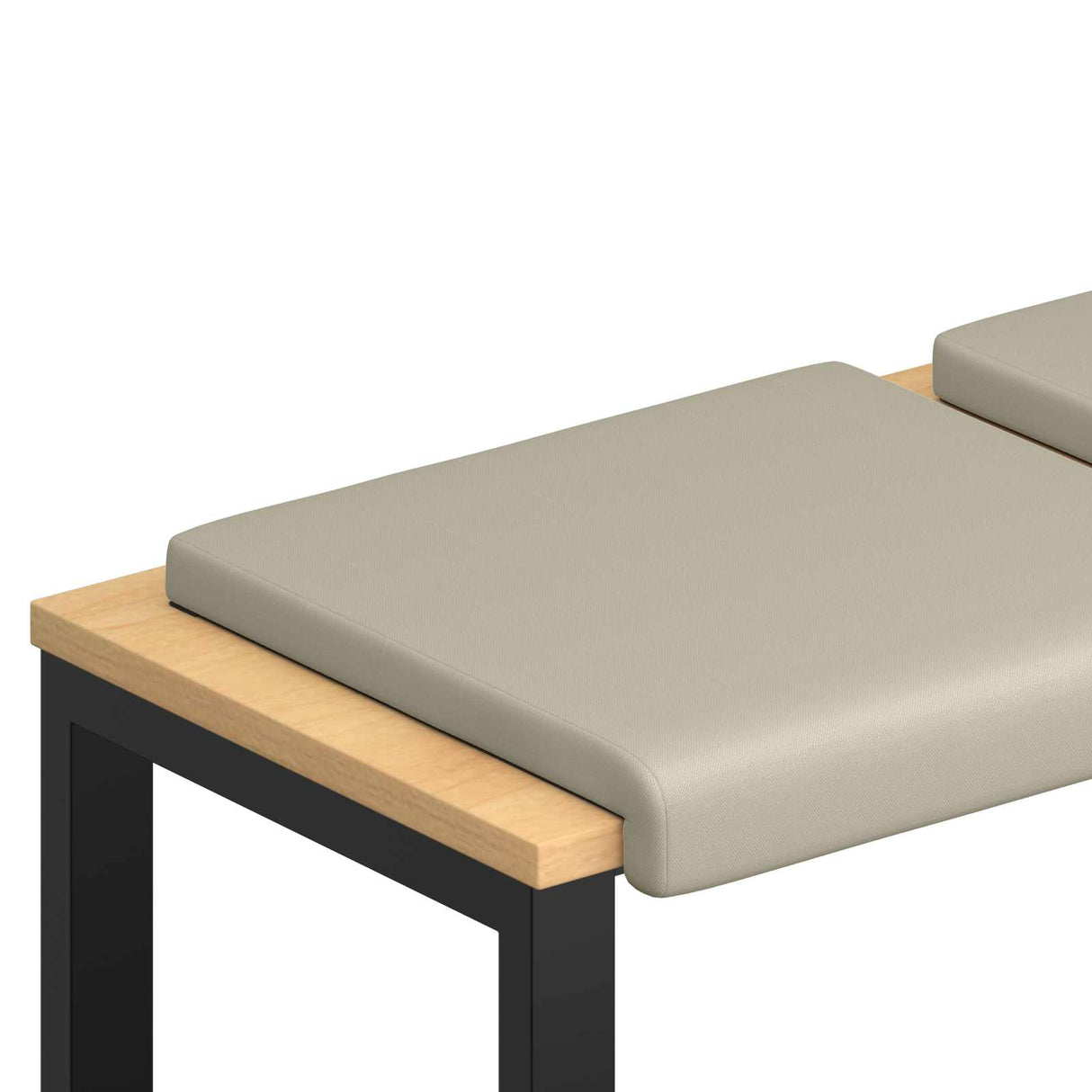 vidaXL Bench Cushion 2 pcs Textured Velvet Dark Gray Depth 35 cm
