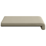 vidaXL Bench Cushion 2 pcs Textured Velvet Dark Gray Depth 35 cm