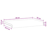 vidaXL Bankkussen fluweel Lichtgrijs Diepte 35 cm