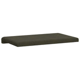 vidaXL Bench Cushion Faux Suede Dark Grey Depth 35 cm