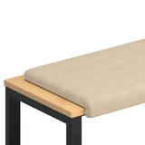 vidaXL Bankkussen Microvezel Taupe Diepte 35 cm