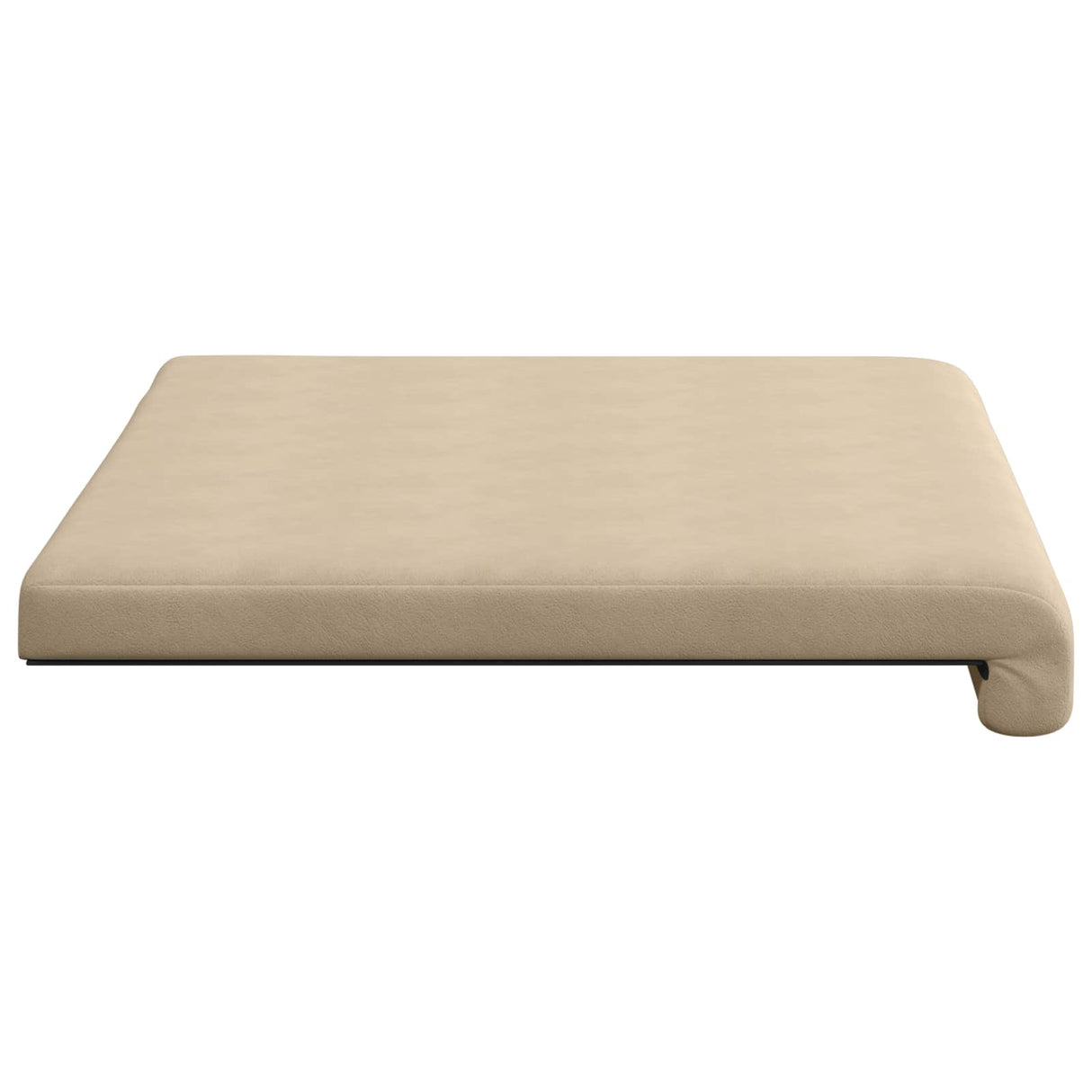 vidaXL Bankkussen Microvezel Taupe Diepte 35 cm