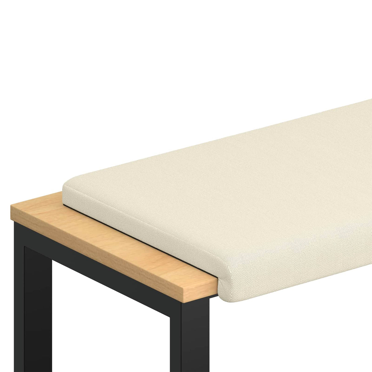 vidaXL Bankkussen Textured Velvet Kaki Diepte 35 cm