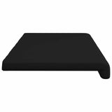 vidaXL Bankkussen Kunstleer Zwart Diepte 35 cm