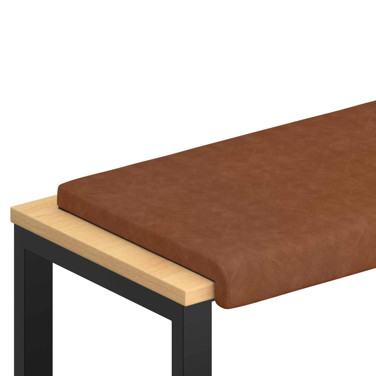 vidaXL Bankkussen Kunstleer Grijs Diepte 35 cm