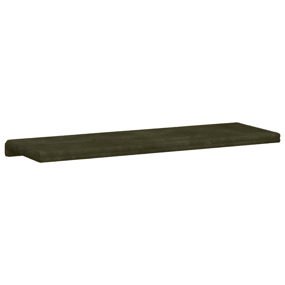 vidaXL Bankkussen Pluche Corduroy Taupe Diepte 35 cm