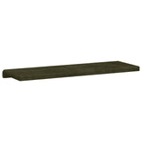 vidaXL Bankkussen Pluche Corduroy Taupe Diepte 35 cm