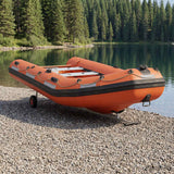 vidaXL Adjustable Boat Trailers with Pneumatic Wheels 200 kg Load Silver