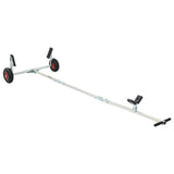 vidaXL Adjustable Boat Trailers with Pneumatic Wheels 200 kg Load Silver
