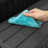 vidaXL Hot Tub Stap met Opbergruimte 2-Traps Bruin en Grijs PP
