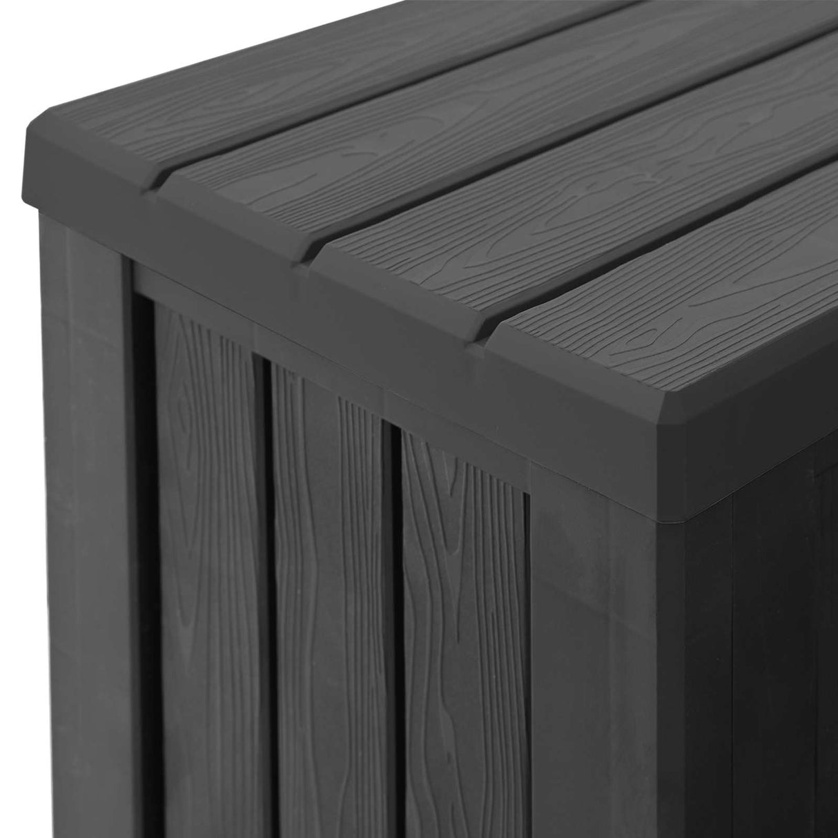 vidaXL Hot Tub Stap met Opbergruimte 2-Traps Bruin en Grijs PP