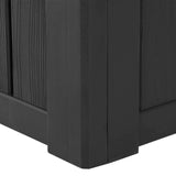 vidaXL Hot Tub Stap met Opbergruimte 2-Traps Bruin en Grijs PP