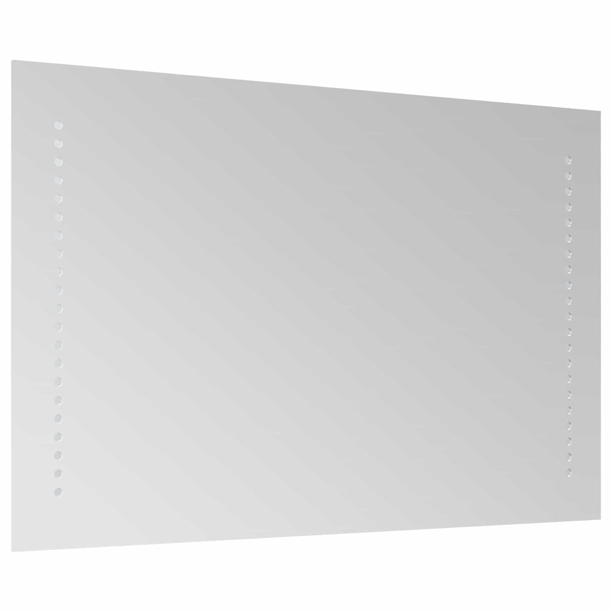 vidaXL LED Bathroom Mirror Transparent 60 x 30 cm Tempered Glass