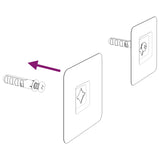 vidaXL LED Bathroom Mirror Transparent 60 x 30 cm Tempered Glass