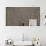 vidaXL LED Bathroom Mirror Transparent 60 x 30 cm Tempered Glass