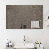vidaXL LED Bathroom Mirror Transparent 60 x 30 cm Tempered Glass