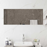 vidaXL LED Bathroom Mirror Transparent 60 x 30 cm Tempered Glass