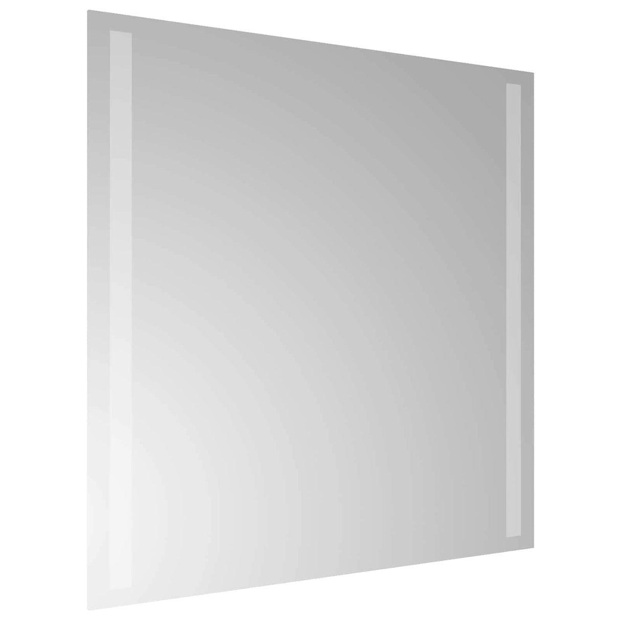 vidaXL LED Bathroom Mirror Transparent 40 x 40 cm Tempered Glass