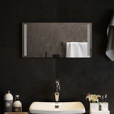 vidaXL LED Badkamerspiegel Transparant 50 x 30 cm gehard glas