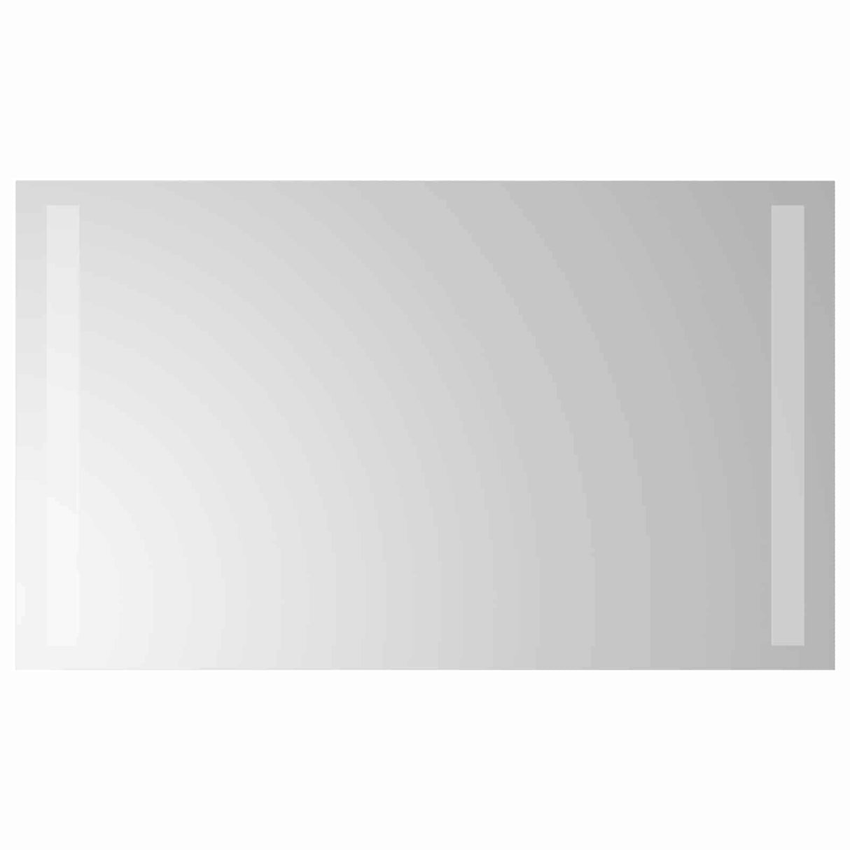 vidaXL LED Badkamerspiegel Transparant 50 x 30 cm gehard glas