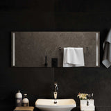 vidaXL LED Badkamerspiegel Transparant 50 x 30 cm gehard glas