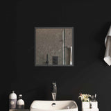 vidaXL LED Badkamerspiegel Transparant 40 x 40 cm gehard glas