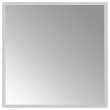 vidaXL LED Badkamerspiegel Transparant 40 x 40 cm gehard glas