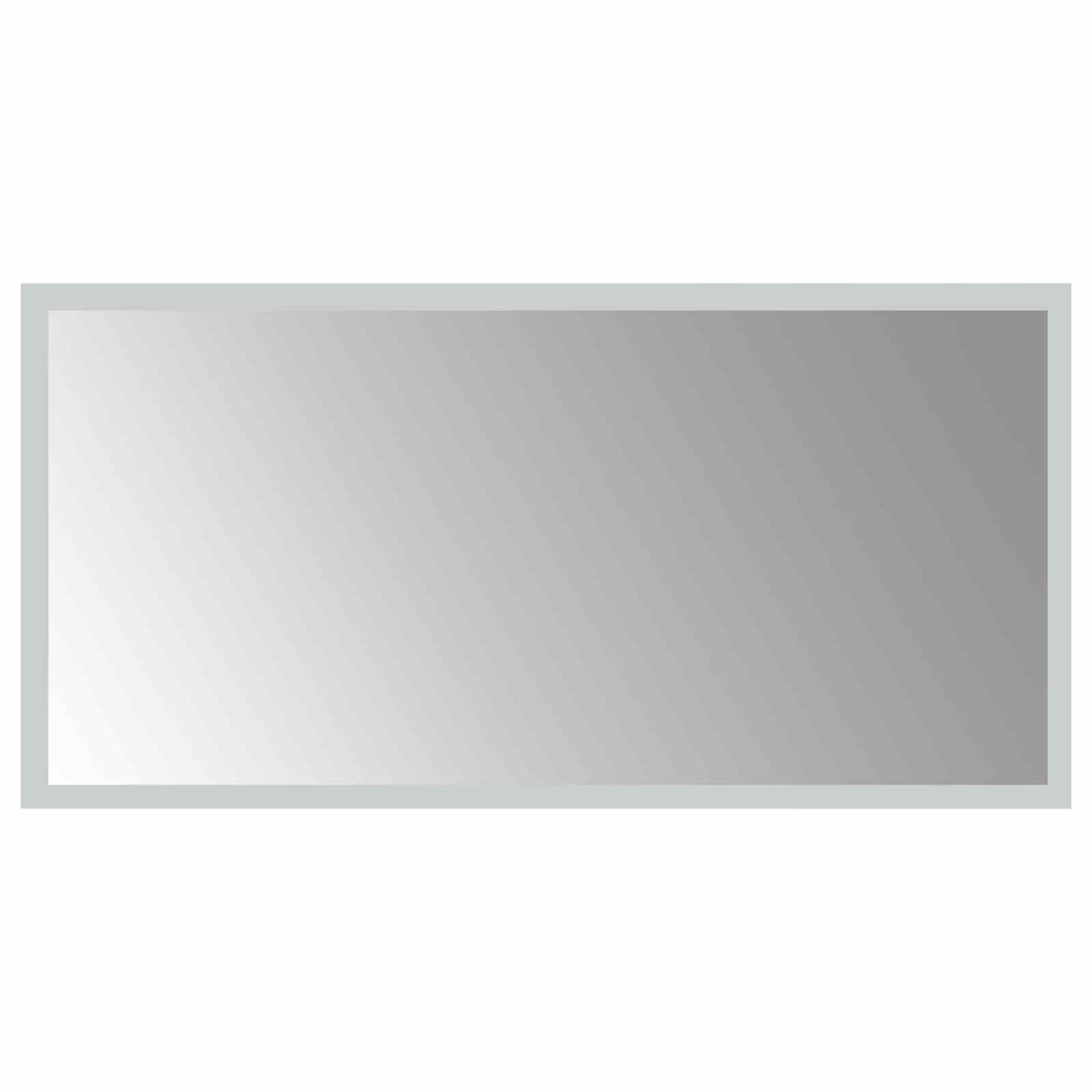 vidaXL LED Badkamerspiegel Transparant 50 x 30 cm gehard glas