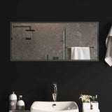 vidaXL LED Badkamerspiegel Transparant 50 x 30 cm gehard glas