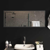 vidaXL LED Badkamerspiegel Transparant 50 x 30 cm gehard glas