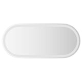 vidaXL LED Badkamerspiegel Transparant 70 x 30 cm gehard glas