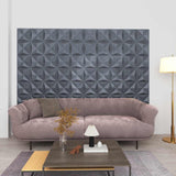 vidaXL Wandpanelen 12 pcs Diamond Wit 50 x 50 cm XPS Schuim
