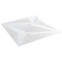 vidaXL Wandpanelen 12 pcs Diamond Wit 50 x 50 cm XPS Schuim