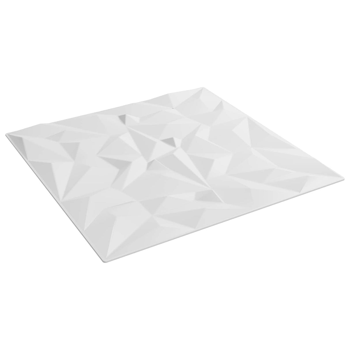 vidaXL Wandpanelen 12 pcs Diamond Wit 50 x 50 cm XPS Schuim